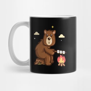 Toasting marshmallows (on dark colors) Mug